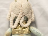 Back of Andorian doll sewn by Devra Langsam (MsC1031)