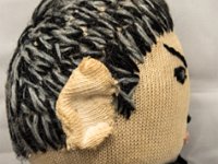 Side view of Sarek doll sewn by Devra Langsam (MsC1031)